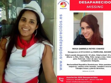 Dónde está Gabriela Reyes de 35 años DESAPARECIDA en Pamplona España el 7 de diciembre 2023. ‘Todos somos Gabriela’
