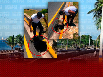 Peticion Publica al Ayuntamiento de Santo Domingo Este y al Ministerio de Obras Públicas y Comunicaciones para la intervención urgente del hoyo en la acera peatonal de la Avenida España.