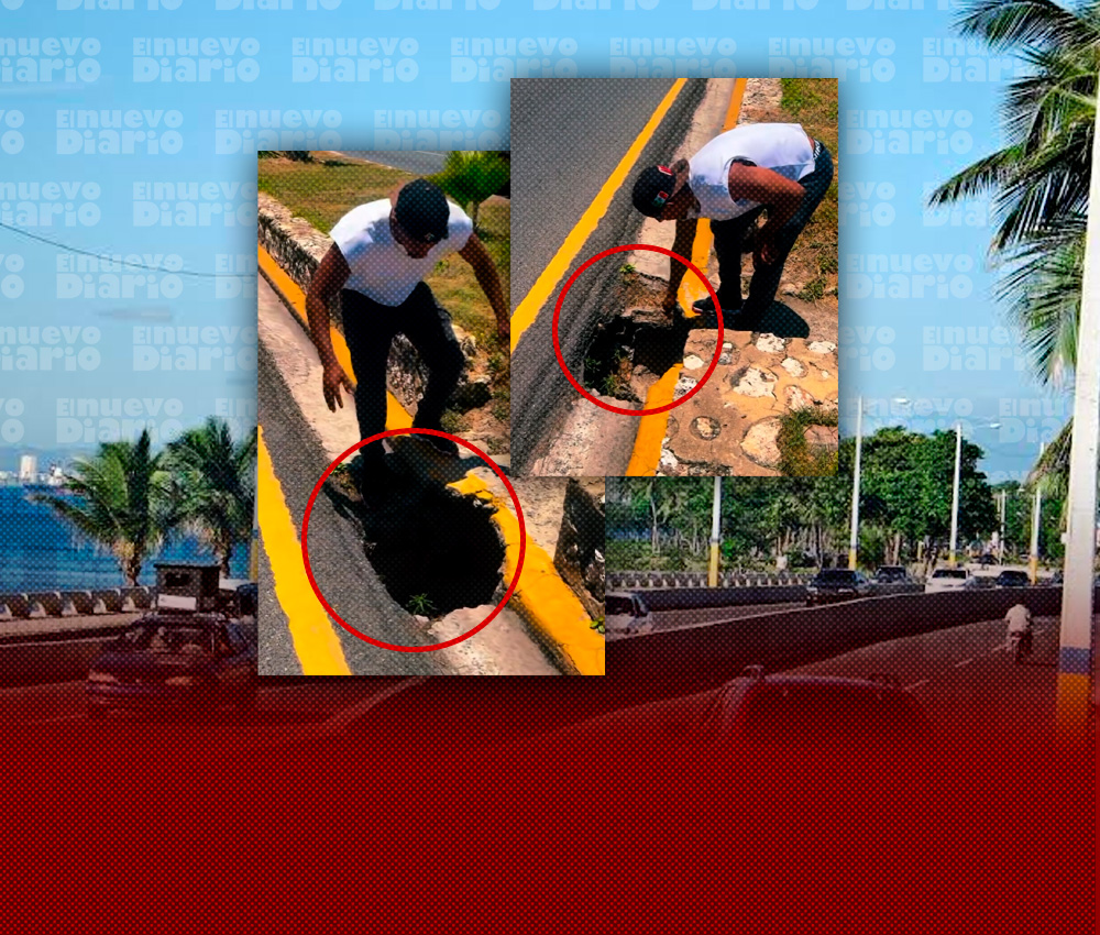 Peticion Publica al Ayuntamiento de Santo Domingo Este y al Ministerio de Obras Públicas y Comunicaciones para la intervención urgente del hoyo en la acera peatonal de la Avenida España.