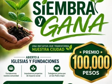 Peticion Publica al Ayuntamiento de San Pedro de Macorís y al Ministerio de Medio Ambiente para garantizar el éxito y la sostenibilidad del concurso ambiental «Siembra y Gana» por una ciudad más limpia y verde.